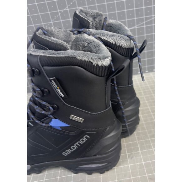 Salomon Toundra Pro CSWP Women's Waterproof Winter Boots Black Size 7.5 US - Picture 5 of 9